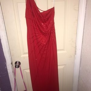 Red prom dress